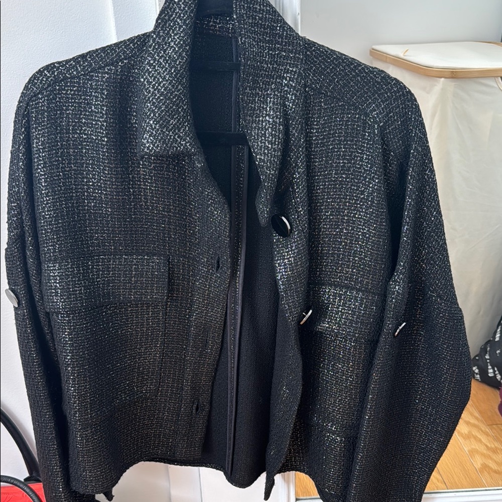 Women's Black Tweed Jacket